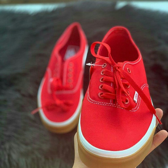 Vans Red Gum Bumper Mens - Picture 2 of 8